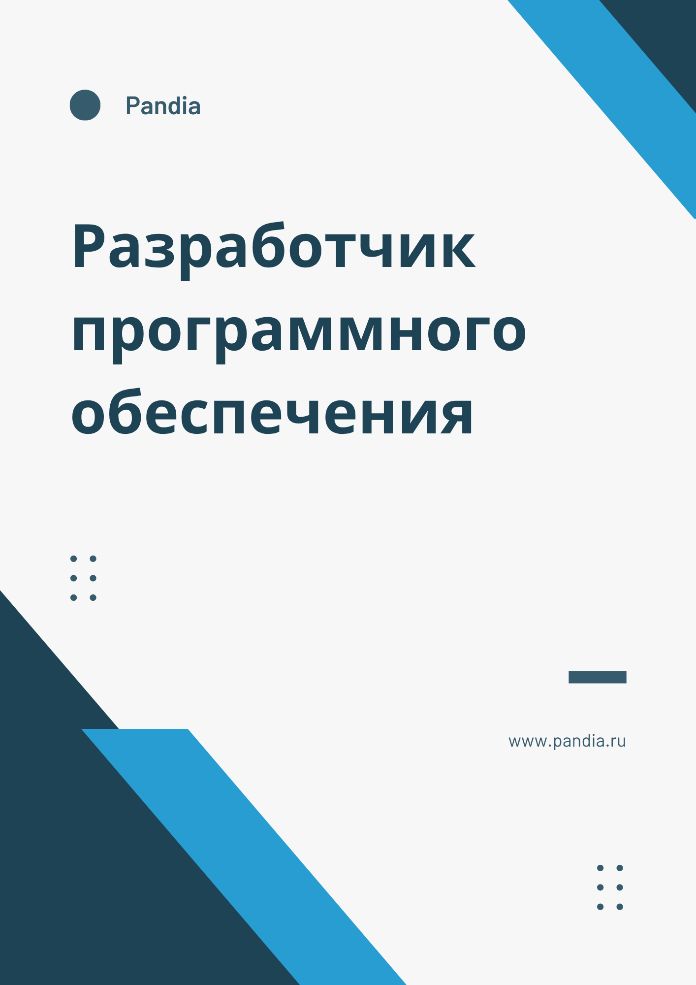 Разработчик программного обеспечения