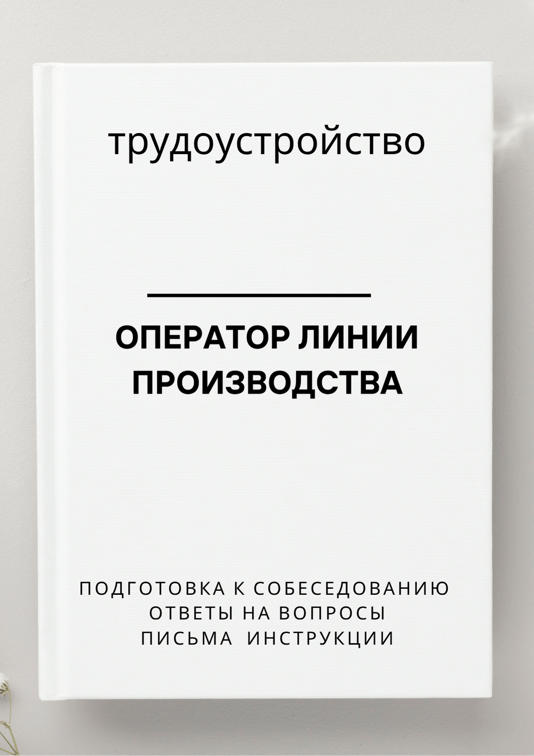 Оператор линии производства