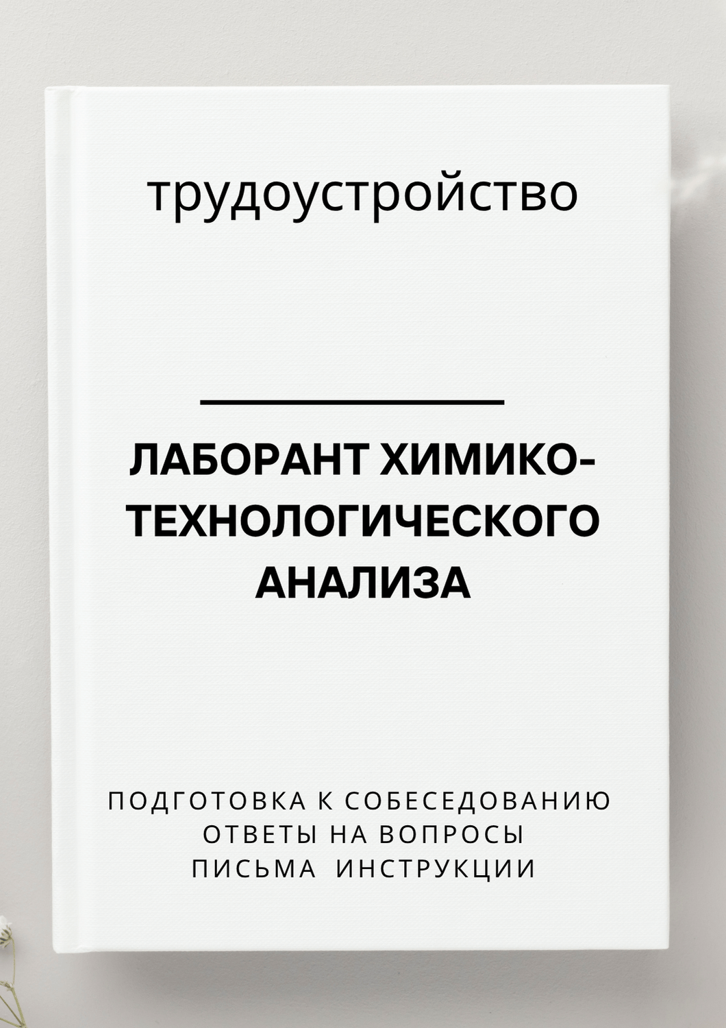 Лаборант химико-технологического анализа